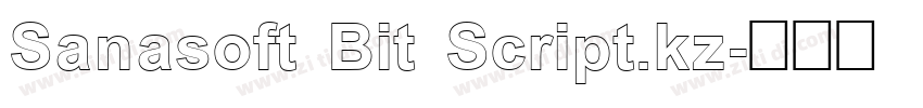 Sanasoft Bit Script.kz字体转换